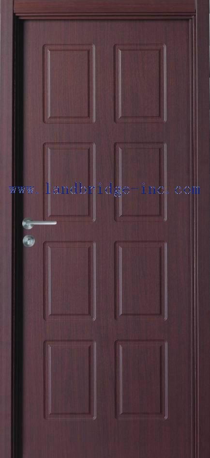 MDF door with PVC coating