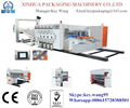 High speed flexo printing & slotting & rotary die-cutting machine(lead edge feed