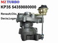 MZ TURBO SALES KKK KP35 54359880000 Turbocharger apply for Renault Clio Kangoo 2