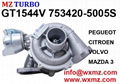 MZ TURBO GT1544V 753420-5005S turbocharger for PEGUEOT CITROEN VOLVO MAZDA 3