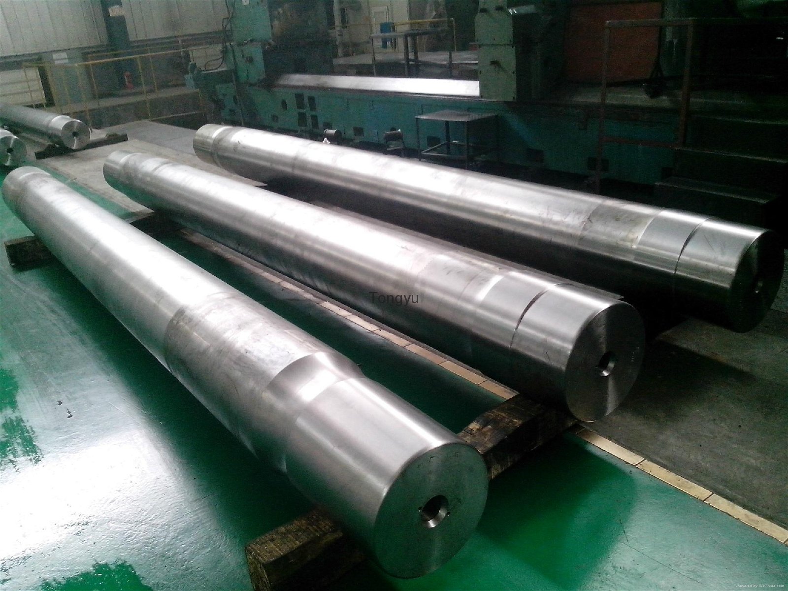 Hydraulic Press Forged Steel Shaft 2000mm OD ASTM A388 EN10228 Standard 2