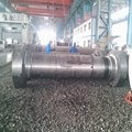 hydraulic turbine shaft Custom 20SiMn Forged Alloy Steel Shafts With Double Flan