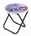 Cartoon Iron And Portable children chair Stool for Camping 