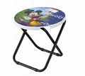 Cartoon Iron And Portable children chair Stool for Camping 