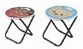 Cartoon Iron And Portable children chair Stool for Camping 