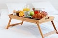 Folding wooden bamboo Bed Tray Table  4