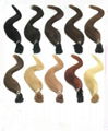 100% remy Stick hair I Tip hair pre-bonded hair 0.5g/pc 1