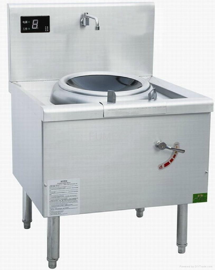 Commercial induction frying stove