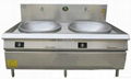 Commercial induction wok stove(two burners) 2