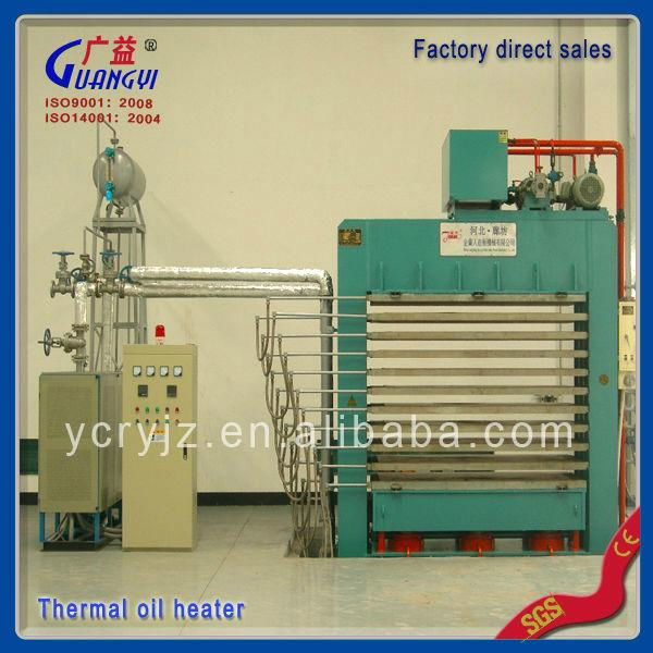 thermal oil heating system for rubber presses 3