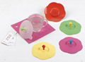 Colourful Silicone Cup Cover and Lid 3