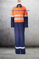 flame retardant  Hi vis Two Tone Anti static work coverall