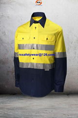 flame retardant and water resistant work jacket