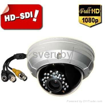 2.0MP HD Sdi IR 2.8-12mm varifocal Vandal proof Dome CCTV Security Camera