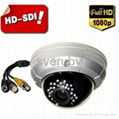 2.0MP HD Sdi IR 2.8-12mm varifocal Vandal proof Dome CCTV Security Camera 1