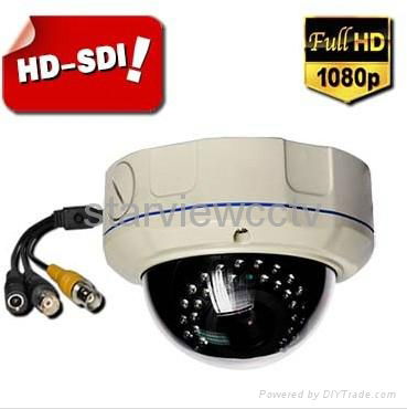 1080P HD Sdi 2.8-12mm Varifocal IR Vandalproof Dome CCTV Security Camera