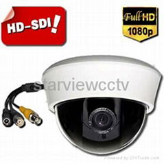 HD Sdi IR Plastic Dome CCTV Security Camera