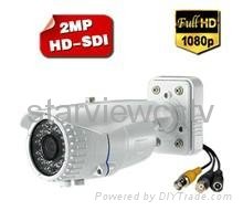 2.0MP Varifocal lens HD Sdi WDR Waterproof IR Bullet CCTV Security Camera