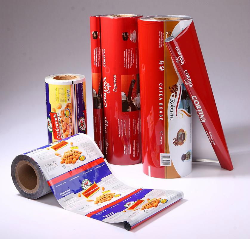 Laminated plastic packaging candy metalic stretch film