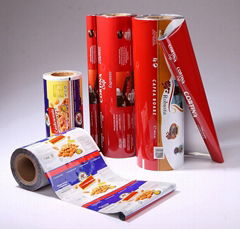 Laminated plastic packaging candy metalic stretch film