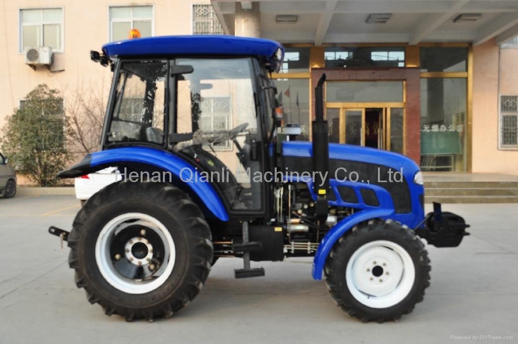 Henan Qianli 50hp 4wd CE certificate farm wheeled tractor 2