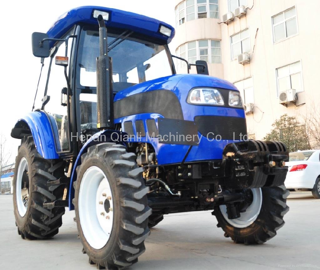 Henan Qianli 50hp 4wd CE certificate farm wheeled tractor 4