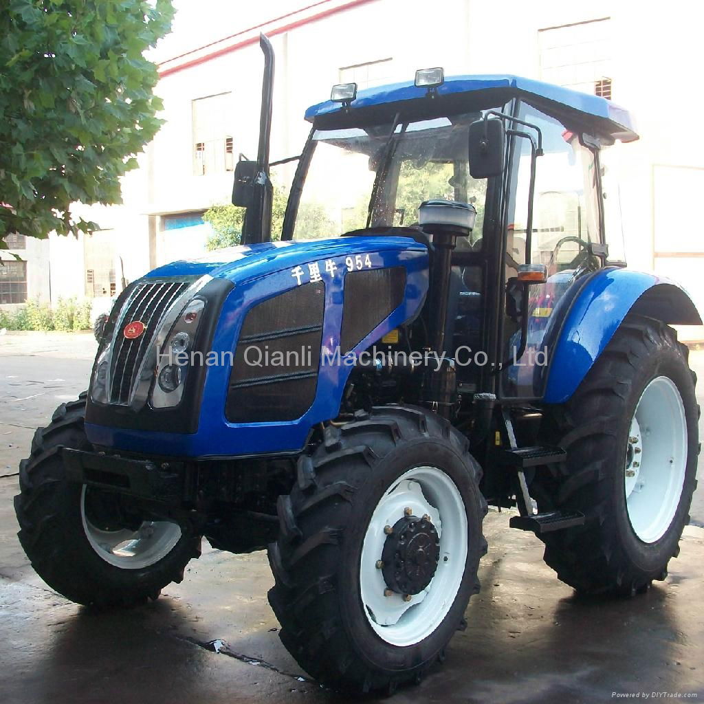 Henan manufacturer QLN954 farming use tractor 95hp 4wd 3