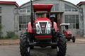 Henan Chinese agricultural machinery qln804 80hp 4wd tractor 4