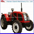 Henan 75hp 4wd QLN754 QLN farm king tractor 4
