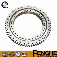 tower crane parts double row with gear slewing bearing
