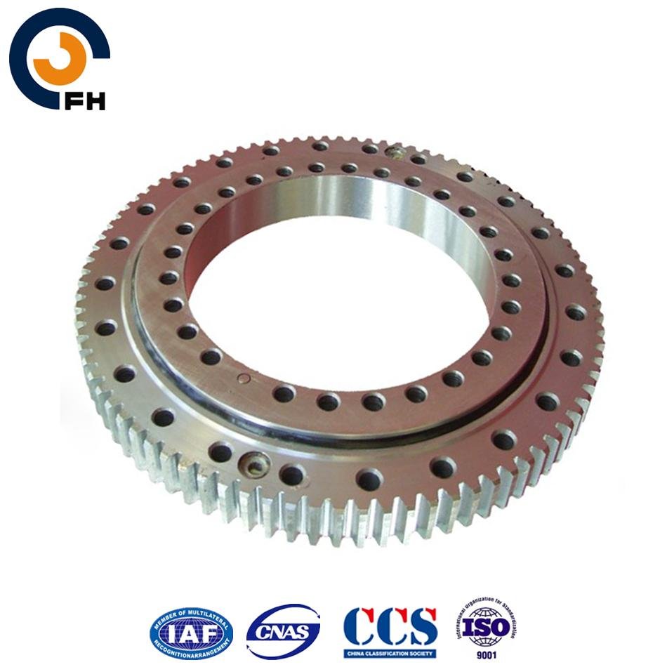 double row contact ball slewing bearing 2