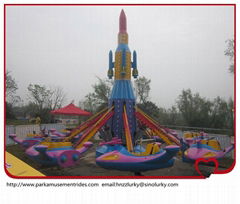 Amusement park rides self control plane children games park rides