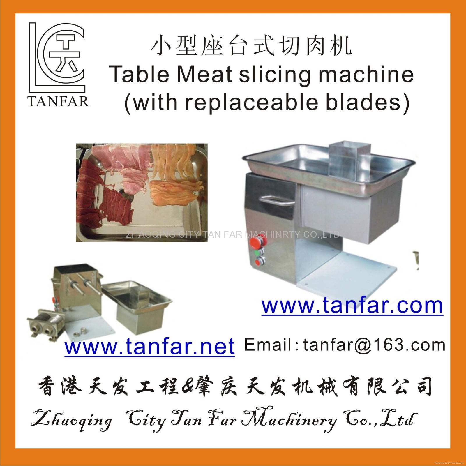 TANFAR Table meat slicing machine