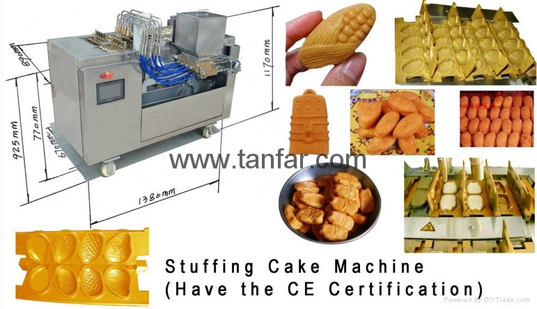 automatic stuffing cake machine,layer cake machie,mini cake maker,cake machine