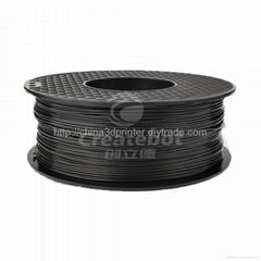 Createbot black ABS Plastic Filament 1.75mm 3mm