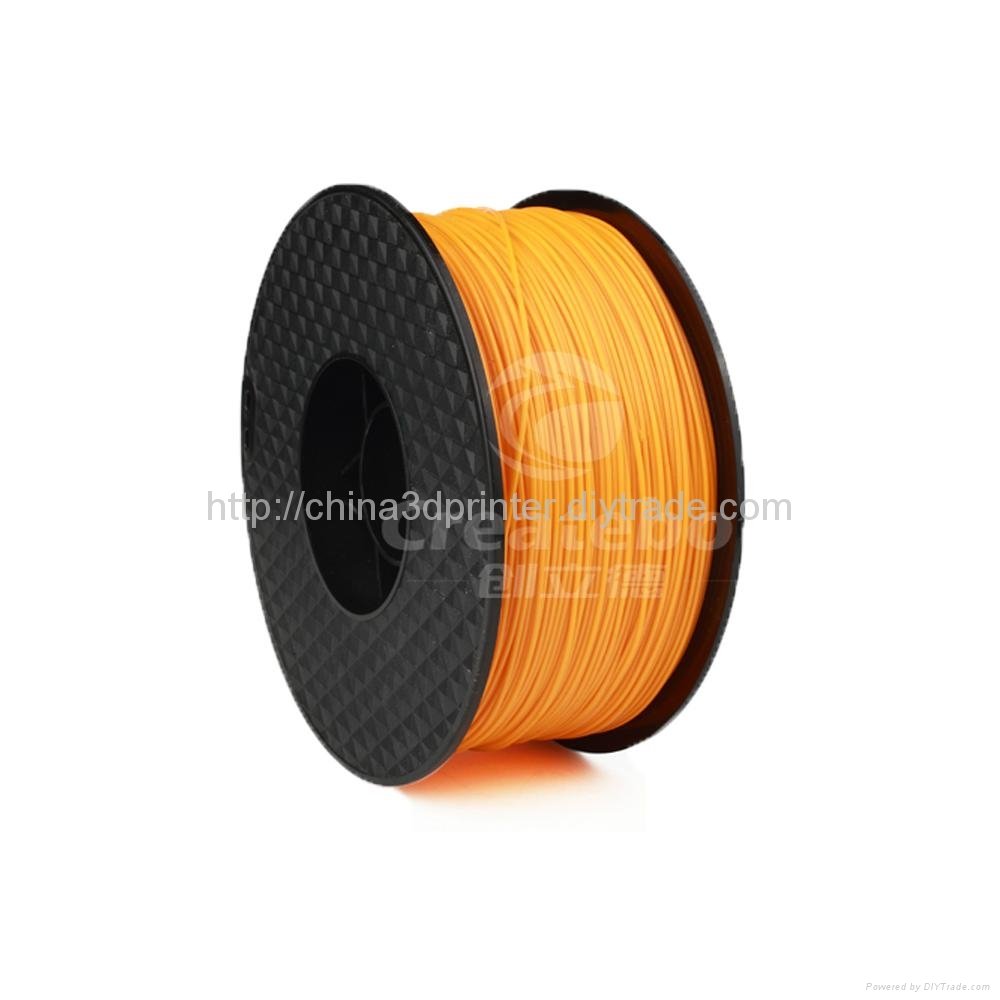 Createbot orange ABS Plastic Filament 1.75mm 3mm 2