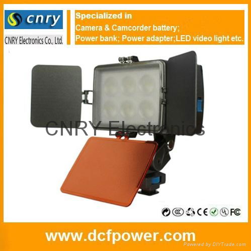 LED-5010A Charger + Battery + 15W LED Video Light Lamp for Camera DV Camcorder L 2