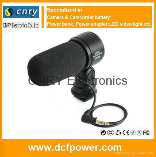 for Canon Camera Microphone MP-28 with Back-Electret Condenser