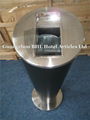 online wholesale hotel lobby design stainless steel round standing ash tray  2