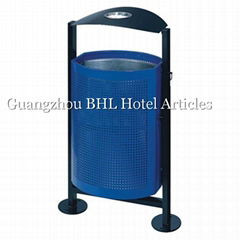 metal outdoor waste collection bin classification separate garbage bins