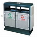 outdoor garbage can storage bin