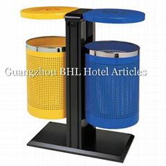 Eco-friendly Street Park Classification waste disposal bin waste recycling bin  