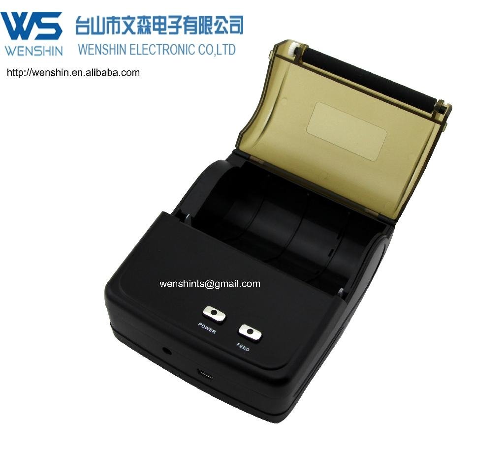3 inch/ 80mm bluetooth android mobile receipt thermal printer 3