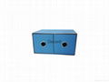 Cardboard Drawer Box W Ring Handle and Metal Frame