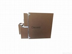 2*2Brown Cardboard Drawer Box W Metal Hardwares