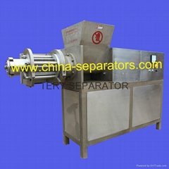 Stainless steel chicken meat separator