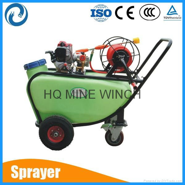 Gasoline fogging machine Agriculture mobile gasoline power trolley sprayer