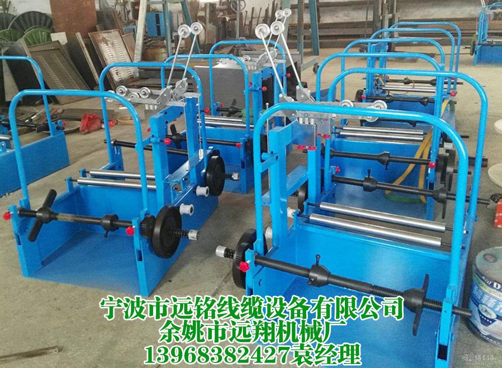 Wire and cable release frame moving disk firing frame active laying frame