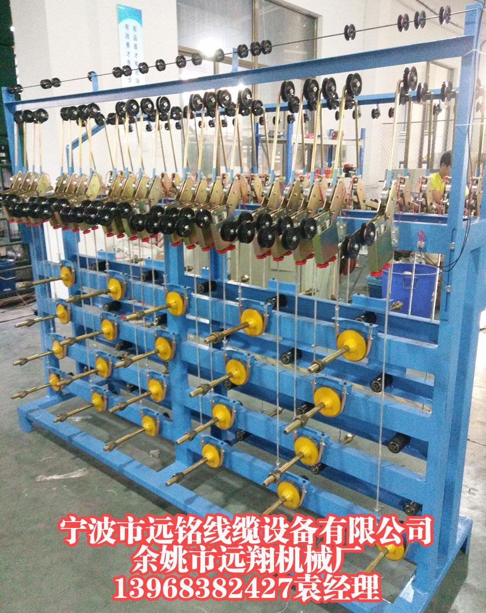 Wire and cable release frame moving disk firing frame active laying frame 3