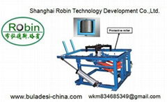 Wheel rim fixing machine